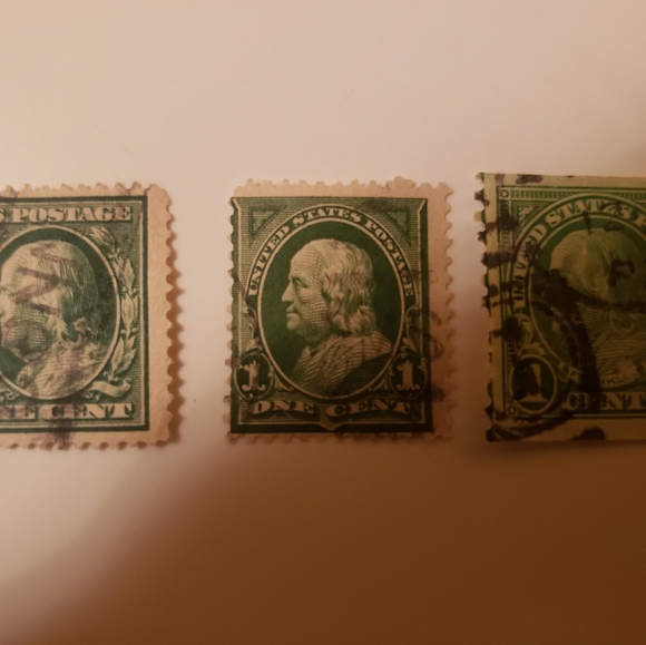 Benjamin franklin 1 cent used stamps - Picture 1 of 1
